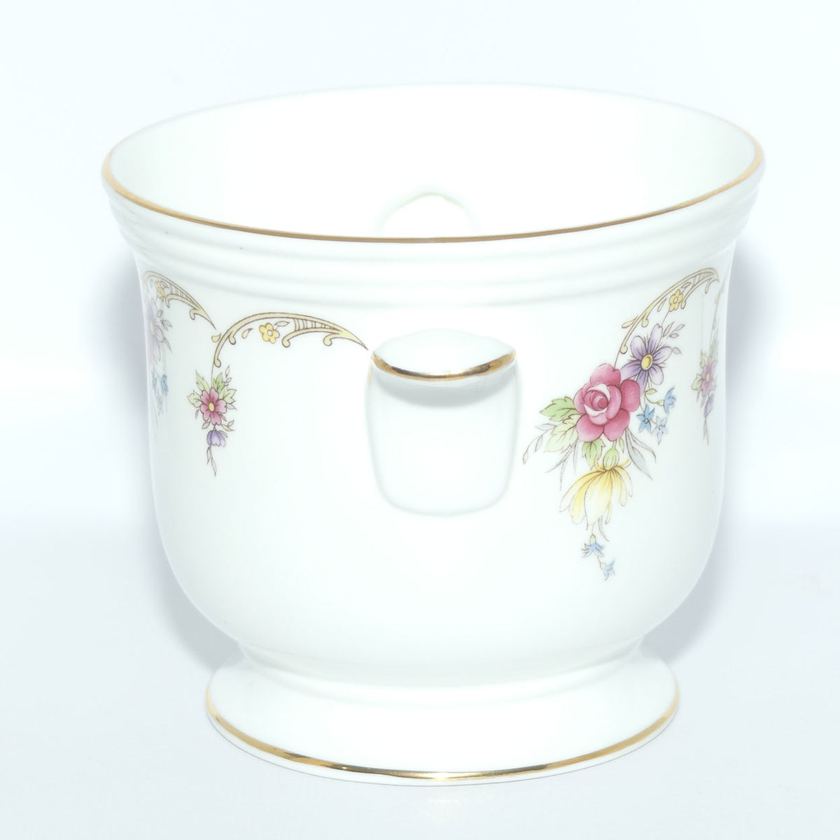 Coalport miniature twin handle planter | Selborne pattern