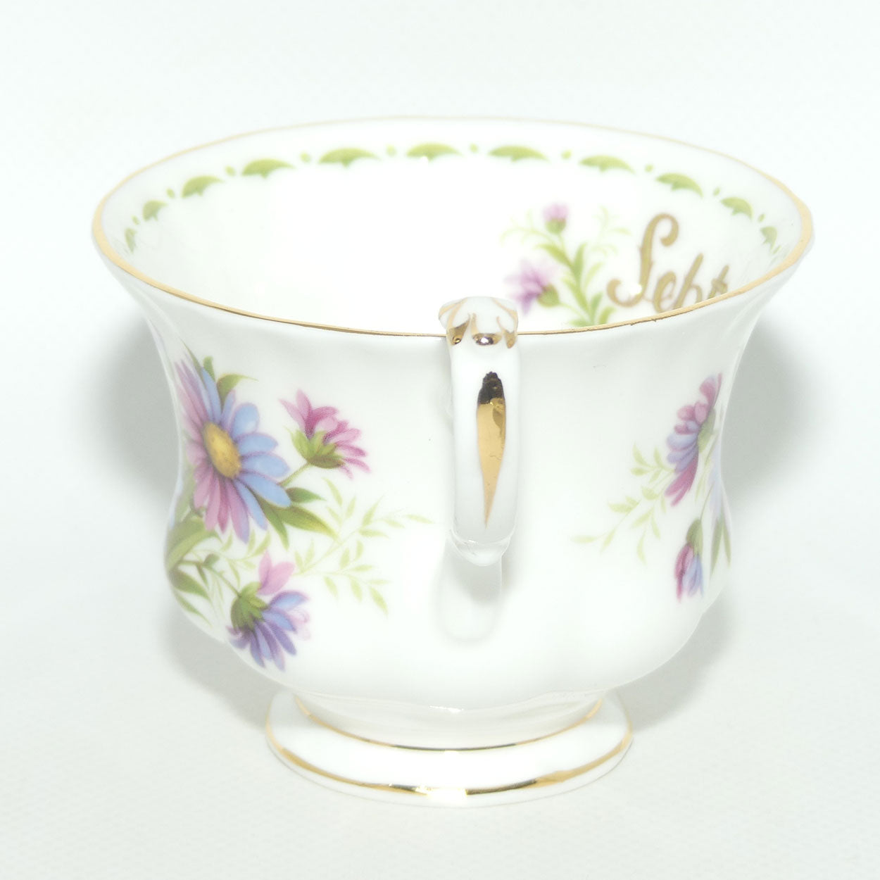 Royal Albert Bone China England | Flower of the Month series | #9 | September Michaelmas Daisy duo