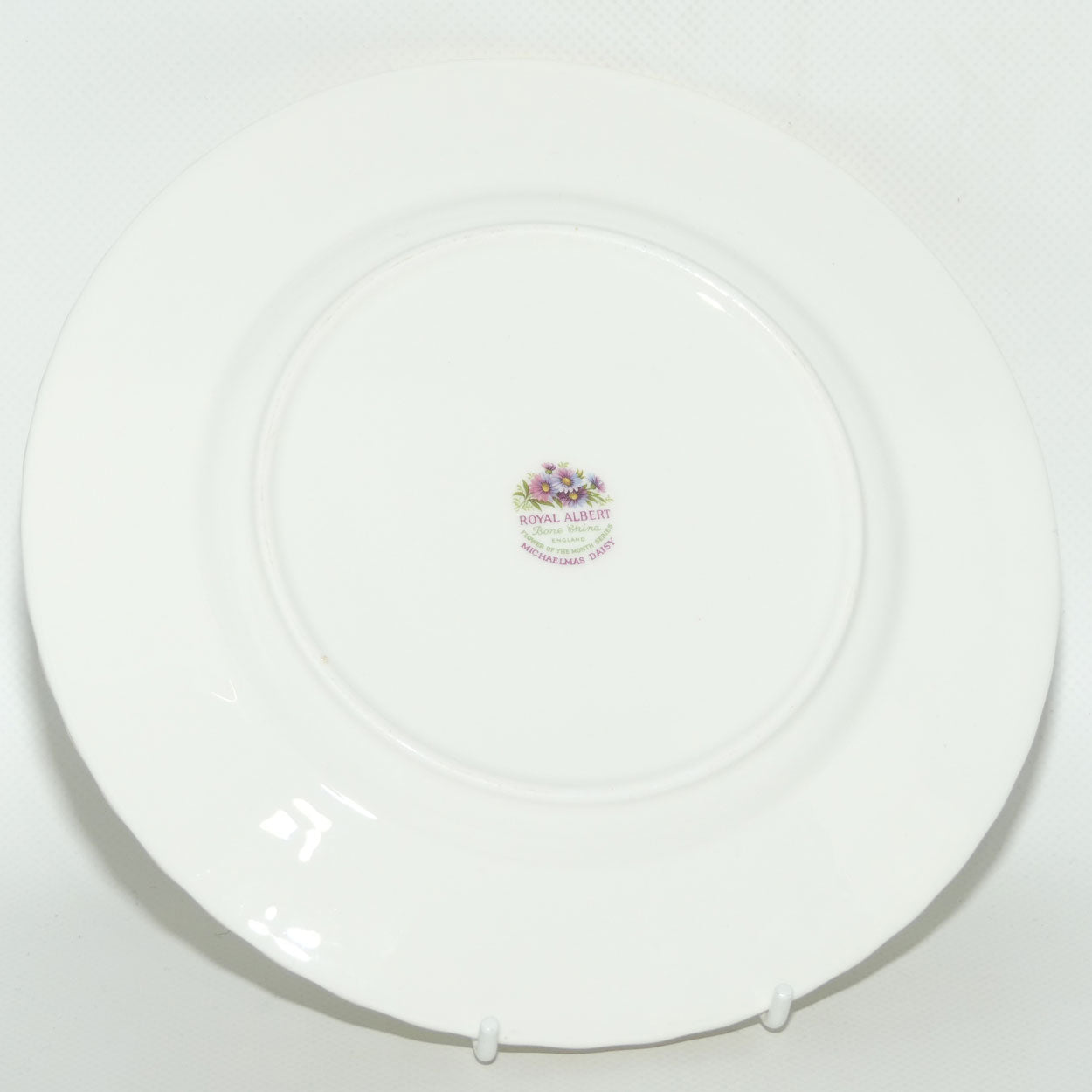 Royal Albert Bone China England | Flower of the Month series | #9 | September Michaelmas Daisy plate | 21cm