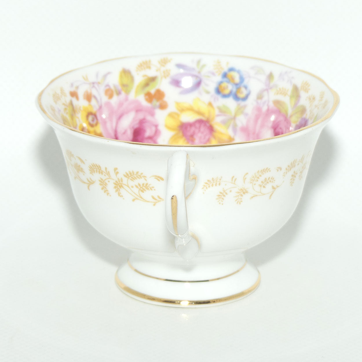 Royal Albert Bone China England Serena pattern trio | Avon cup shape