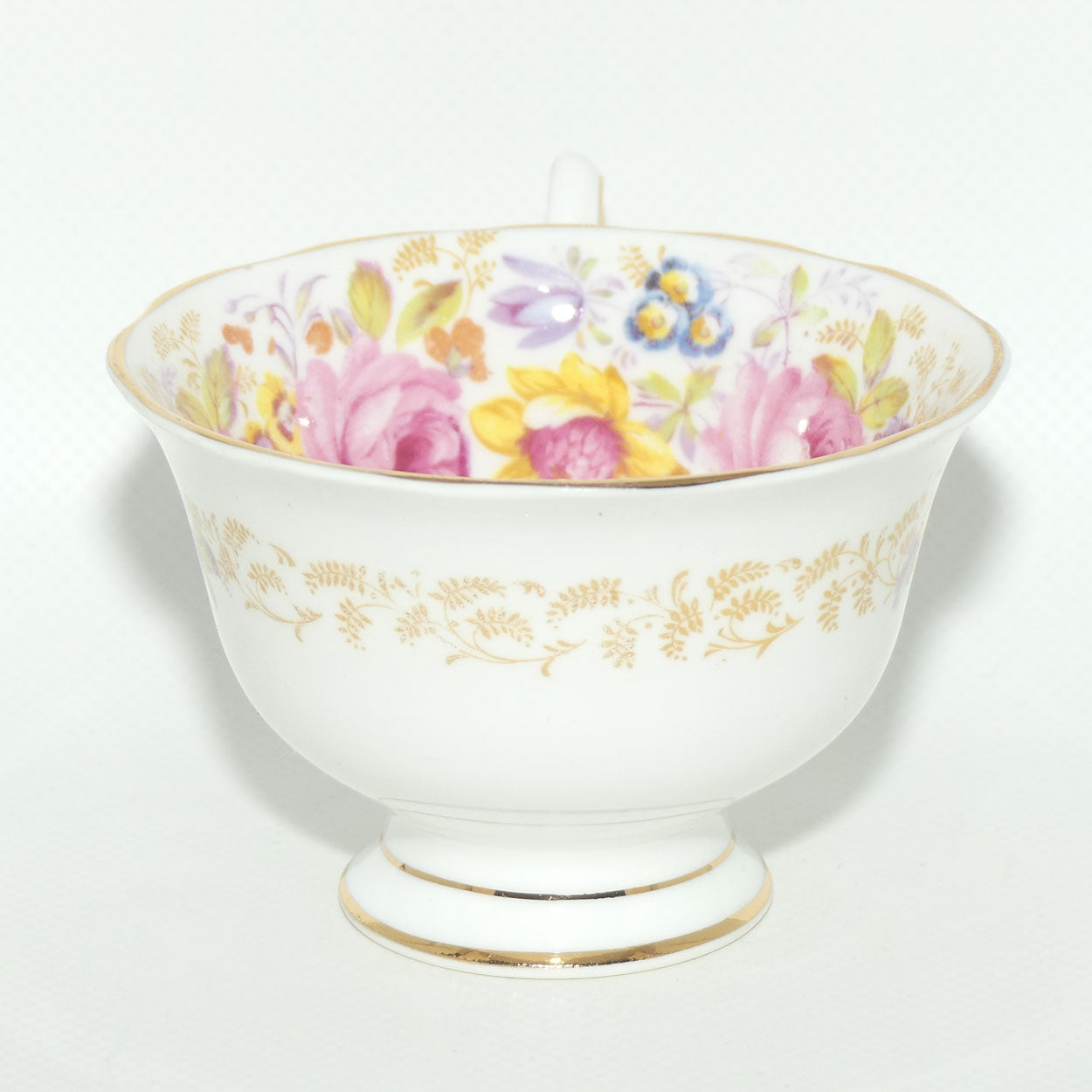 Royal Albert Bone China England Serena pattern trio | Avon cup shape