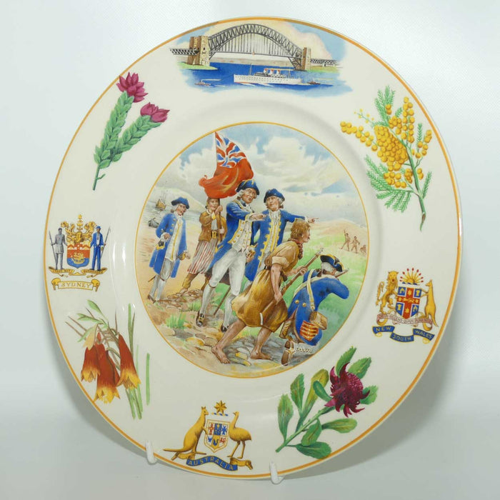 Royal Doulton Australian 1788 - 1938 Sesqui Centenary rack plate D6201 | Round