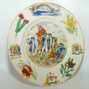 Royal Doulton Australian 1788 - 1938 Sesqui Centenary rack plate D6201 | Round