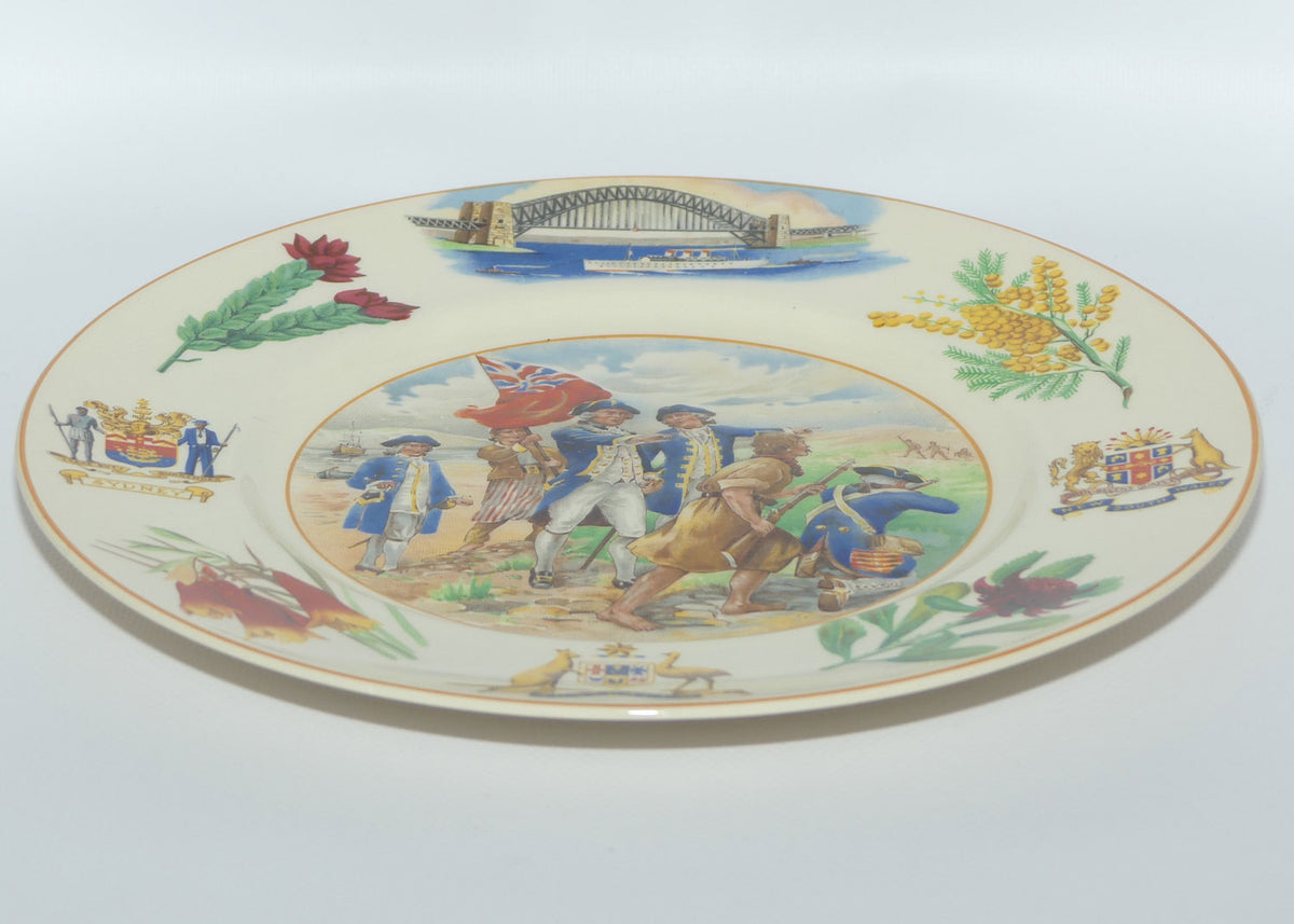 Royal Doulton Australian 1788 - 1938 Sesqui Centenary rack plate D6201 | Round | #2