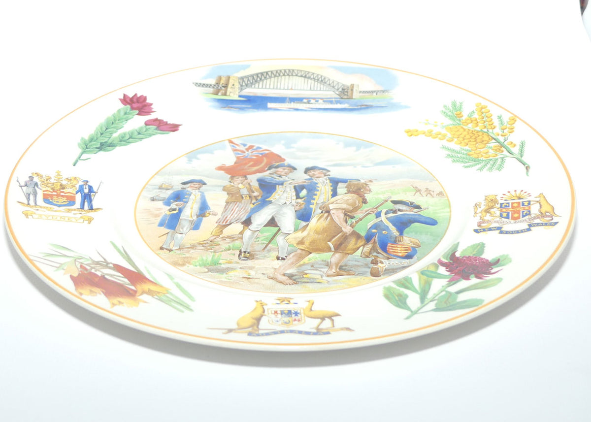 Royal Doulton Australian 1788 - 1938 Sesqui Centenary rack plate D6201 | Round | #3