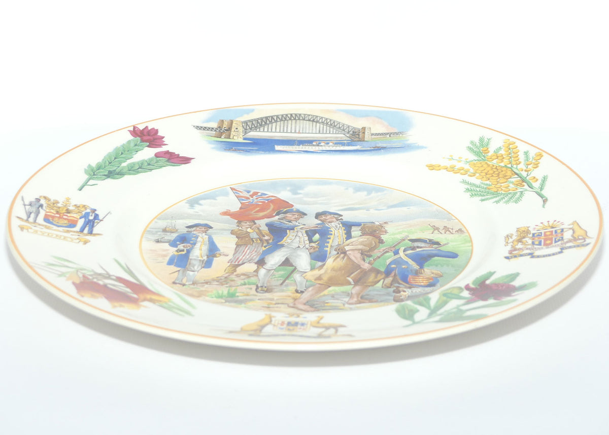 Royal Doulton Australian 1788 - 1938 Sesqui Centenary rack plate D6201 | Round | #4