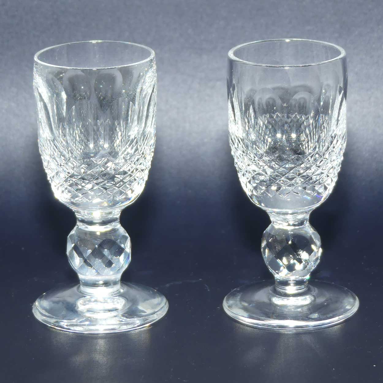 Waterford Crystal Colleen collection of 3 tiny liqueurs | 8cm | 20ml