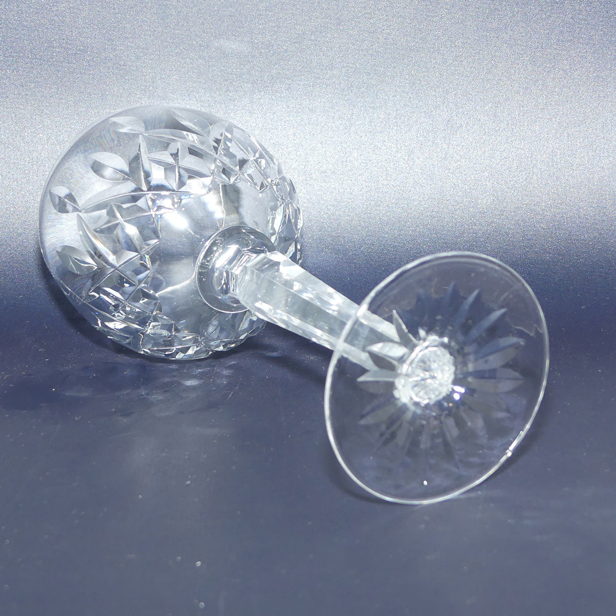 Waterford Crystal Ireland set of 4 Lismore Hock wine glasses | 125ml | Set #1