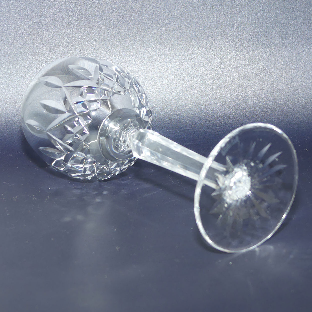 Waterford Crystal Ireland set of 4 Lismore Hock wine glasses | 125ml | Set #2