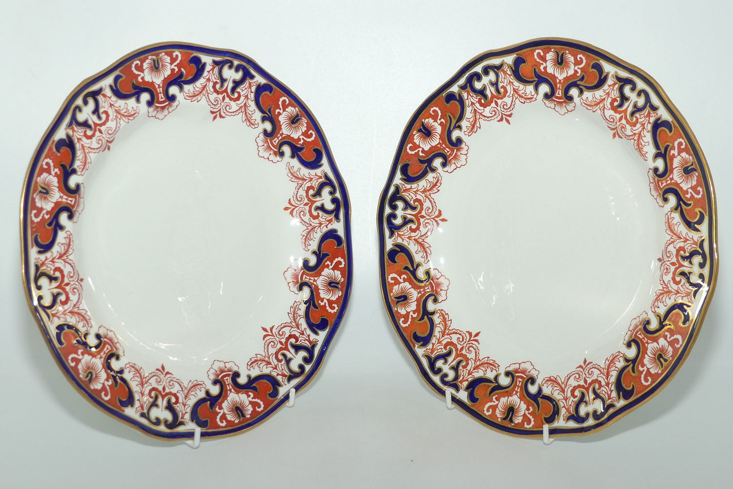 Royal Crown Derby Traditional Imari set of 4 plates | Set #1 | Perfect for Dresser display | Pattern 3973