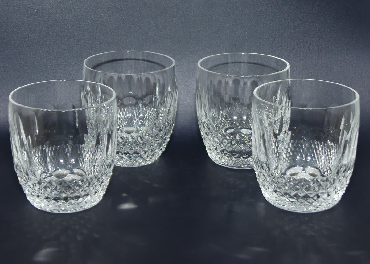 Waterford Crystal Colleen pattern set 4 Whiskey tumblers | 11.5cm | 175ml