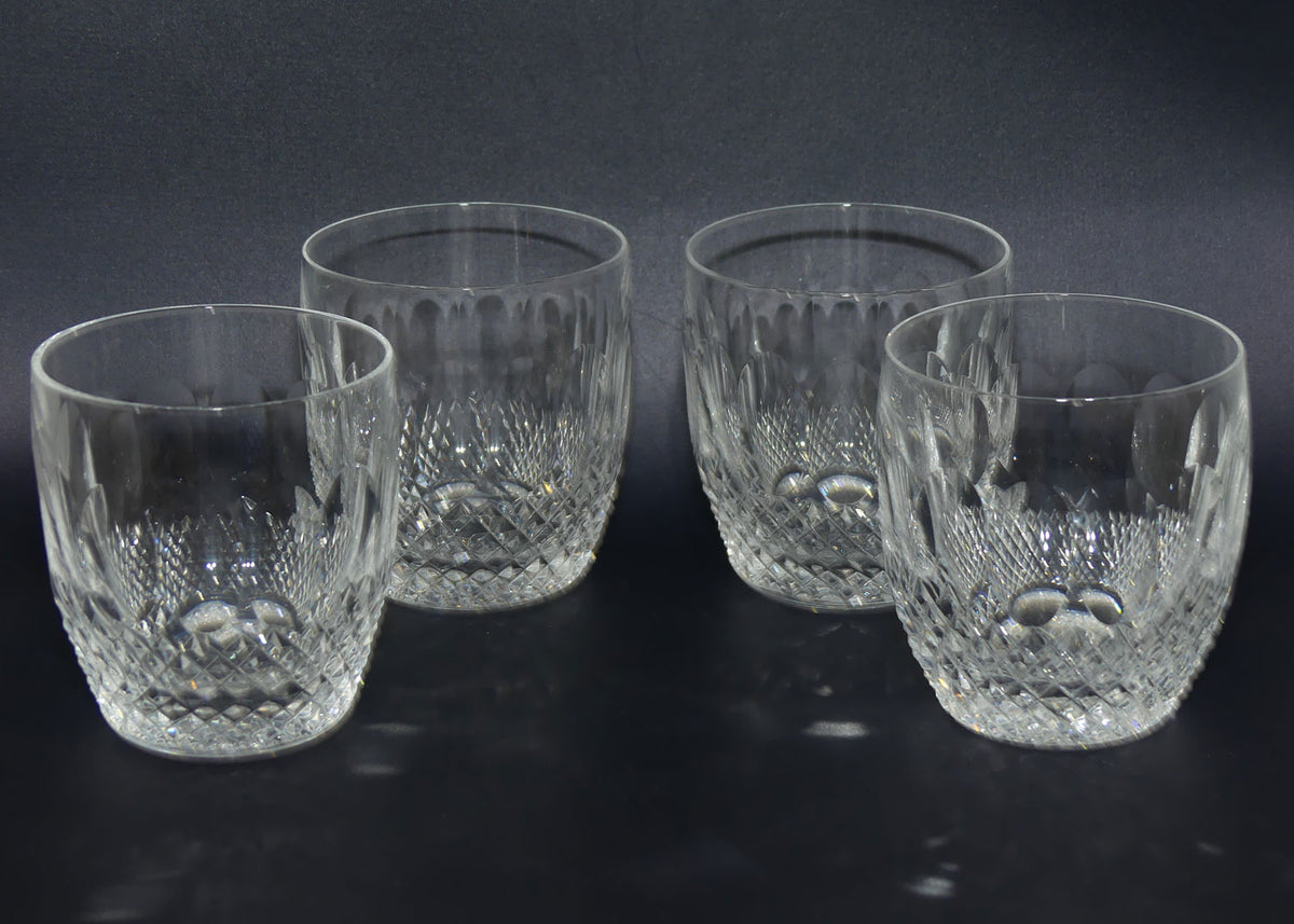 Waterford Crystal Colleen pattern set 4 Whiskey tumblers | 11.5cm | 175ml | Set #2