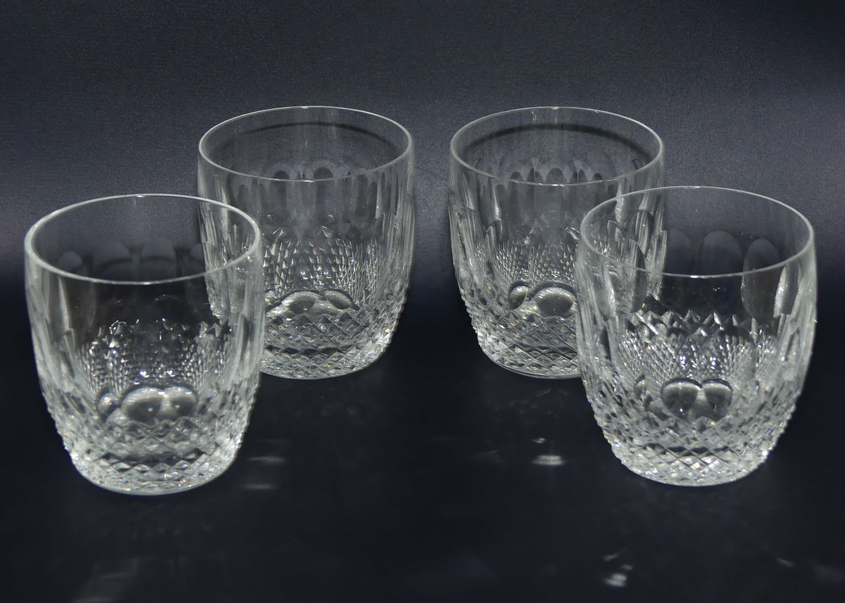 Waterford Crystal Colleen pattern set 4 Whiskey tumblers | 11.5cm | 175ml | Set #2