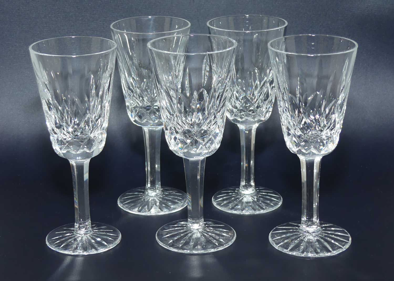 Waterford Crystal set of 5 Lismore Liqueur glasses | 50ml