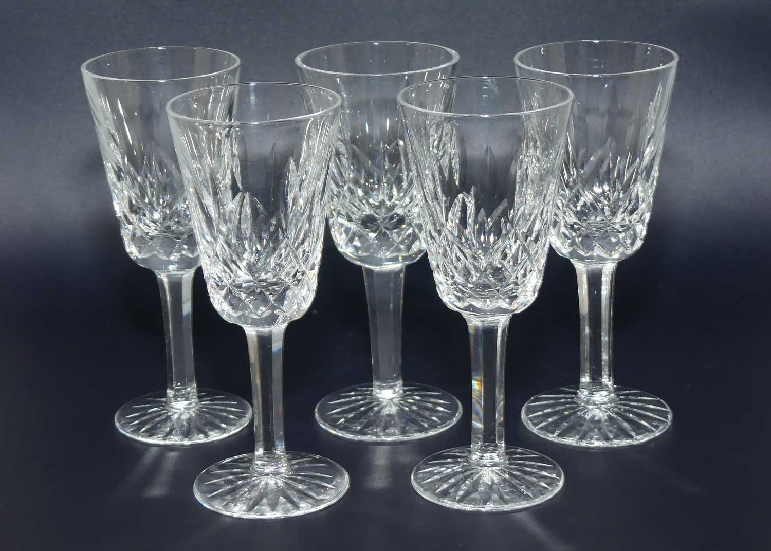 Waterford Crystal set of 5 Lismore Liqueur glasses | 50ml