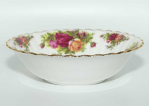 Royal Albert Bone China Old Country Roses England set of 6 bowls | 16cm diam | early backstamp | UK made