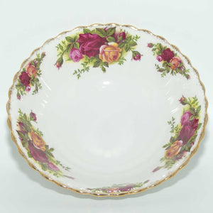 Royal Albert Bone China Old Country Roses England set of 6 bowls | 16cm diam | early backstamp | UK made