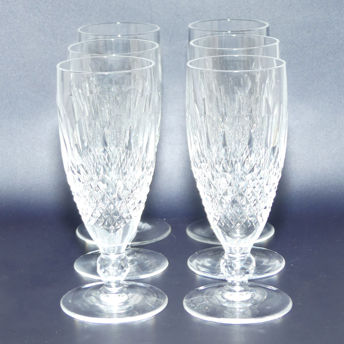 Waterford Crystal Colleen pattern set 6 flutes | 15cm | 125ml
