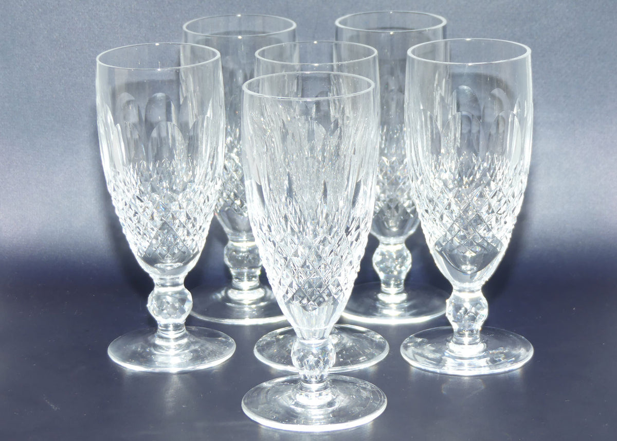 Waterford Crystal Colleen pattern set 6 flutes | 15cm | 125ml