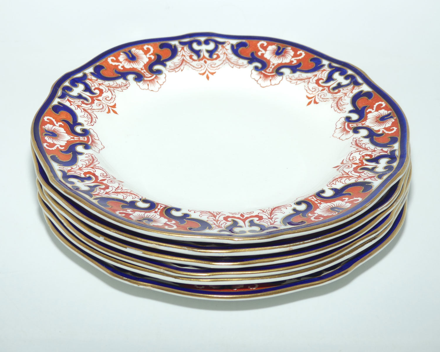 Royal Crown Derby Traditional Imari set of 6 plates | Perfect for Dresser display | Pattern 3973