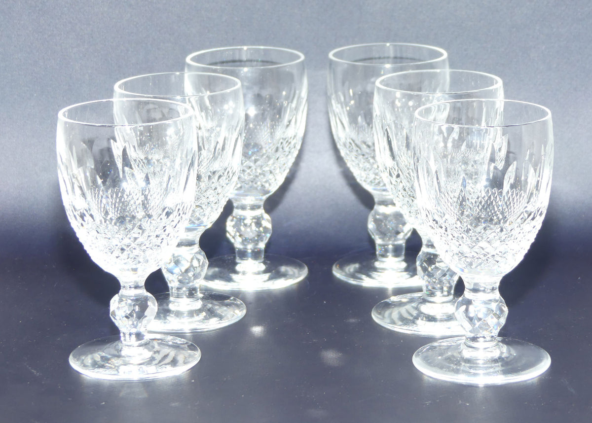 Waterford Crystal Colleen pattern set 6 Liqueur Glasses | #1 | 11.5cm | 75ml