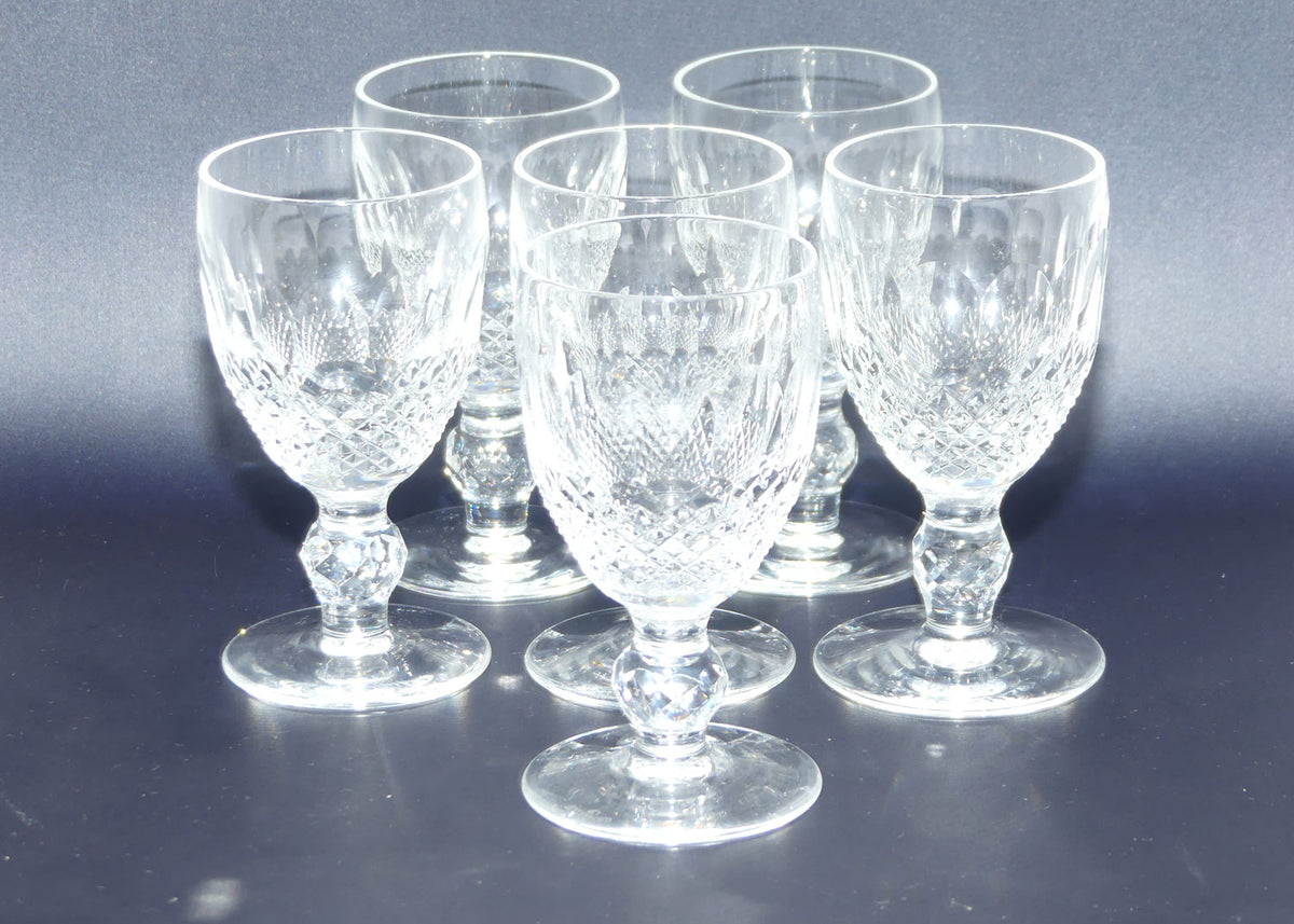 Waterford Crystal Colleen pattern set 6 Liqueur Glasses | #1 | 11.5cm | 75ml