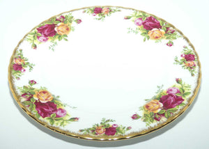 Royal Albert Bone China England Old Country Roses set of 6 entree or salad plates | 20.5cm | © 1962 Royal Albert Ltd backstamp