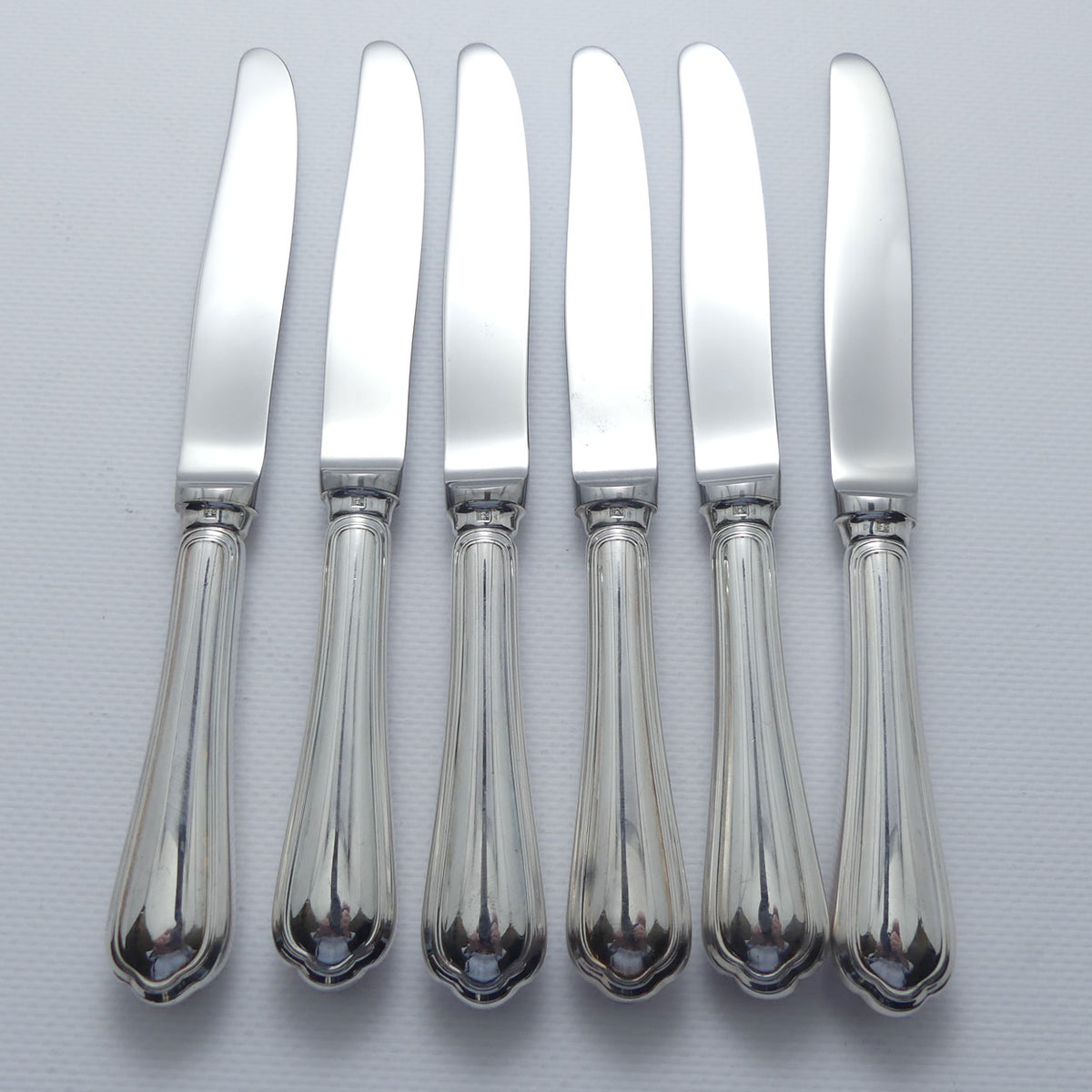 Christofle France Spatours design set of 6 Salad Knives | 19.5cm long