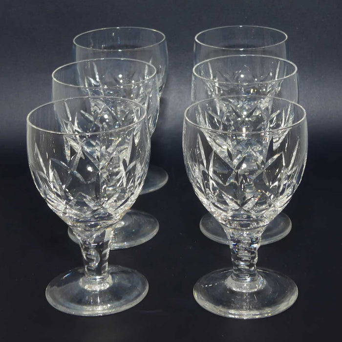 Stuart Crystal Carlingford pattern | Set of 6 Port or Sherry glasses