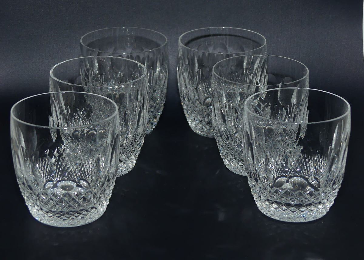 Waterford Crystal Colleen pattern set 6 Whiskey tumblers | 11.5cm | 175ml