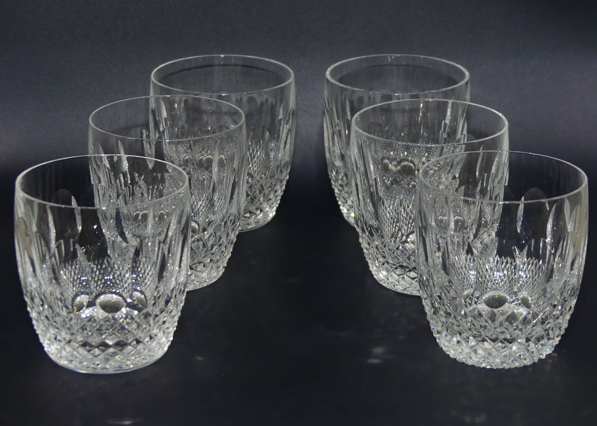 Waterford Crystal Colleen pattern set 6 Whiskey tumblers | 11.5cm | 175ml
