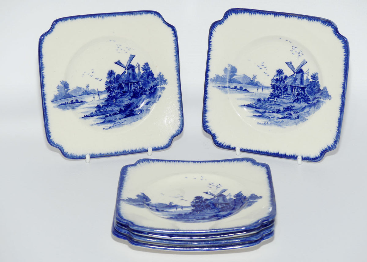 Royal Doulton Norfolk set of 6 sandwich plates | Square