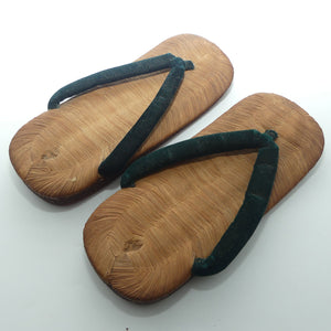 Vintage Japanese Setta sandals | Woven with Leather Soles by Hitachi