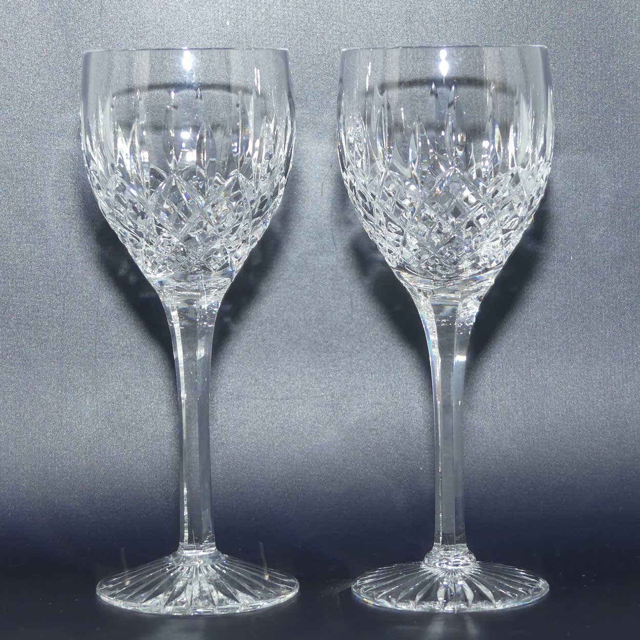 Stuart Crystal Shaftesbury pattern | set of 6 Wine Glasses | 100ml