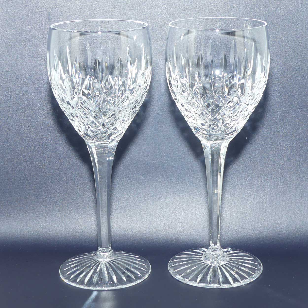 Stuart Crystal Shaftesbury pattern | set of 6 Wine Glasses | 225ml