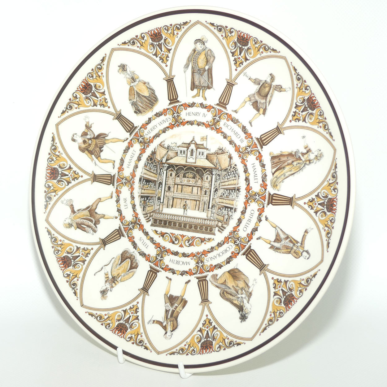 Wedgwood Etruria Shakespeare Characters | All the World's a Stage plate