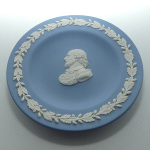 Wedgwood Jasper | White on Pale Blue | William Shakespeare miniature plate | unboxed