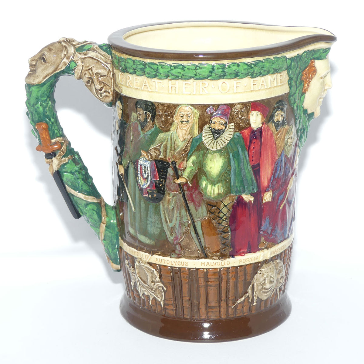 Royal Doulton William Shakespeare Loving Jug | LE 740/1000 + Cert