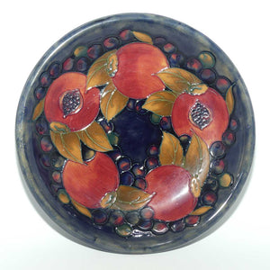 William Moorcroft Pomegranate shallow bowl | #4 | Two Open Pomegranates