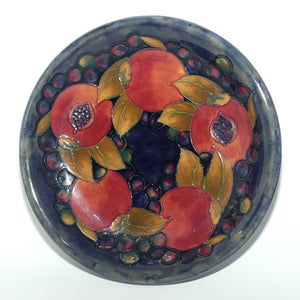 William Moorcroft Pomegranate shallow bowl | #4 | Two Open Pomegranates