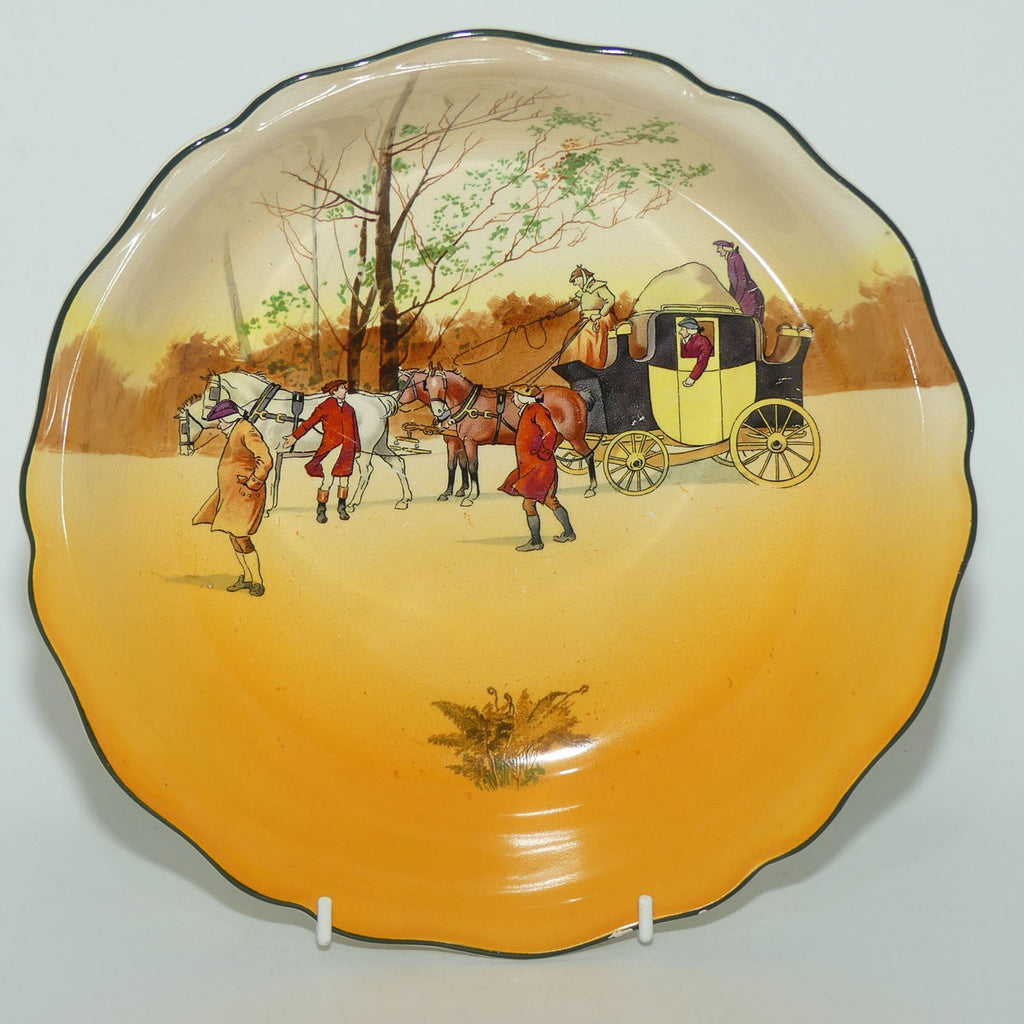 Royal Doulton Coaching Days large fruit bowl | Scene 11 | 24cm diam