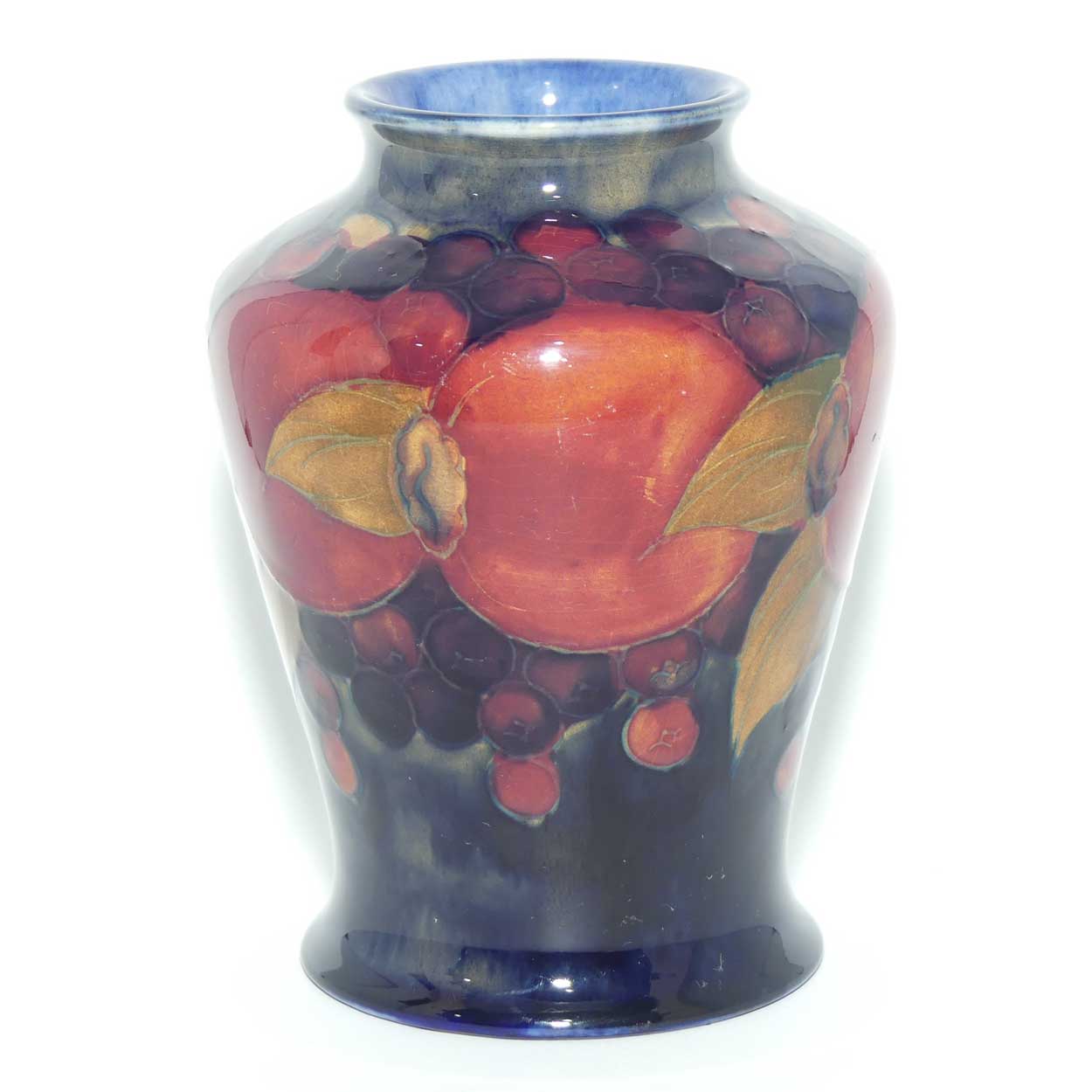 William Moorcroft Pomegranate reverse tapering vase | Shape 22