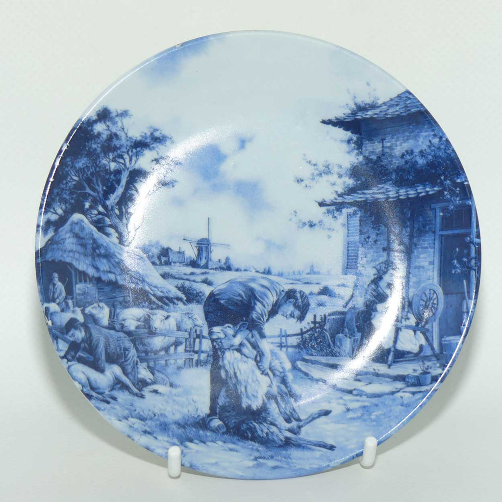 Delft Blauw Holland miniature plate | Shearing