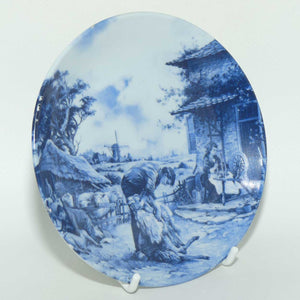 Delft Blauw Holland miniature plate | Shearing