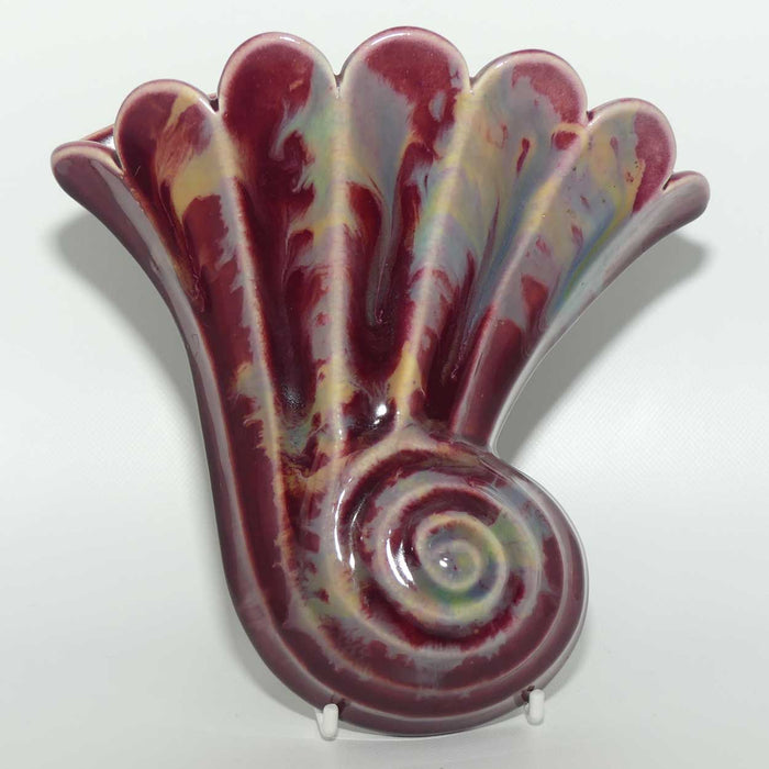 Australian Pottery | MCP Red Shell Wall vase