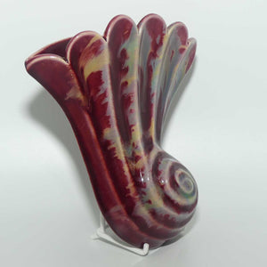 Australian Pottery | MCP Red Shell Wall vase