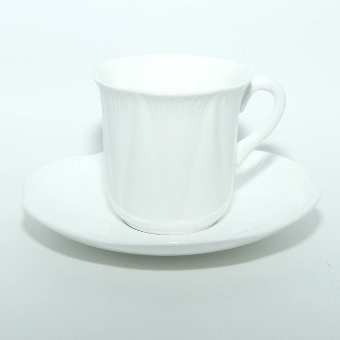 Shelley Dainty shape coffee duo | Classic White