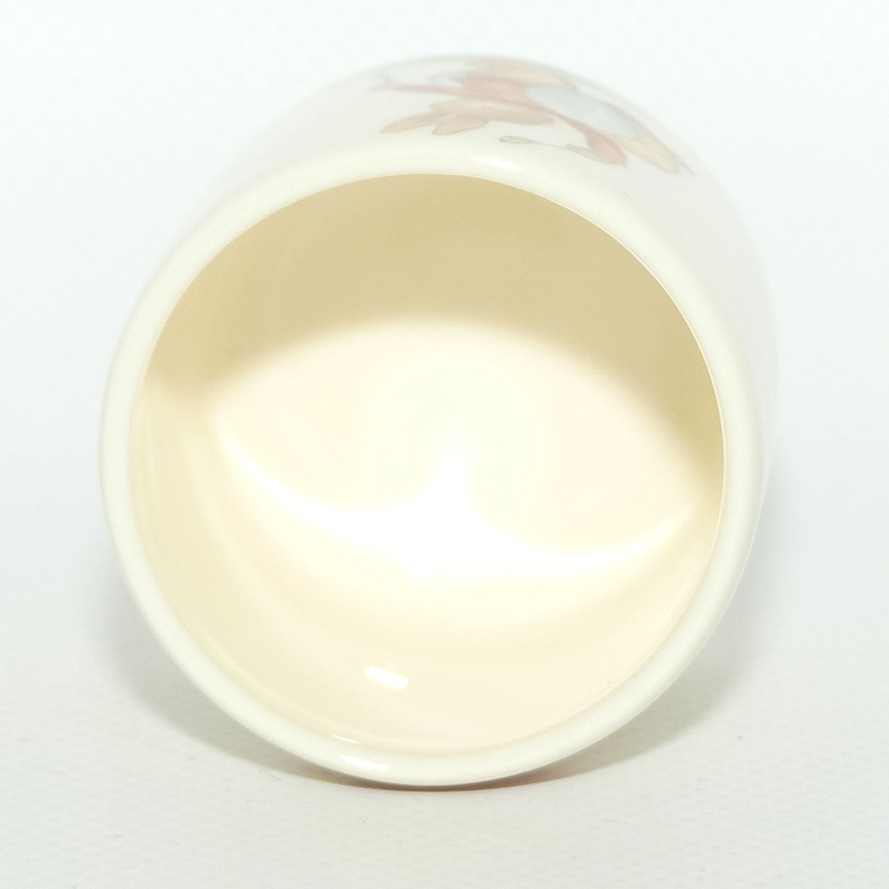 Royal Doulton Bunnykins egg cup | boxed | Sheltering under Umbrella | Drummer