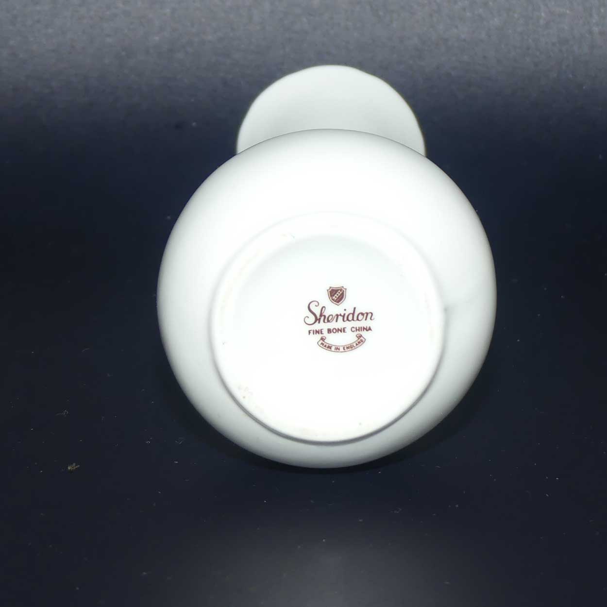 Sheridan Bone China applied Floral posy vase