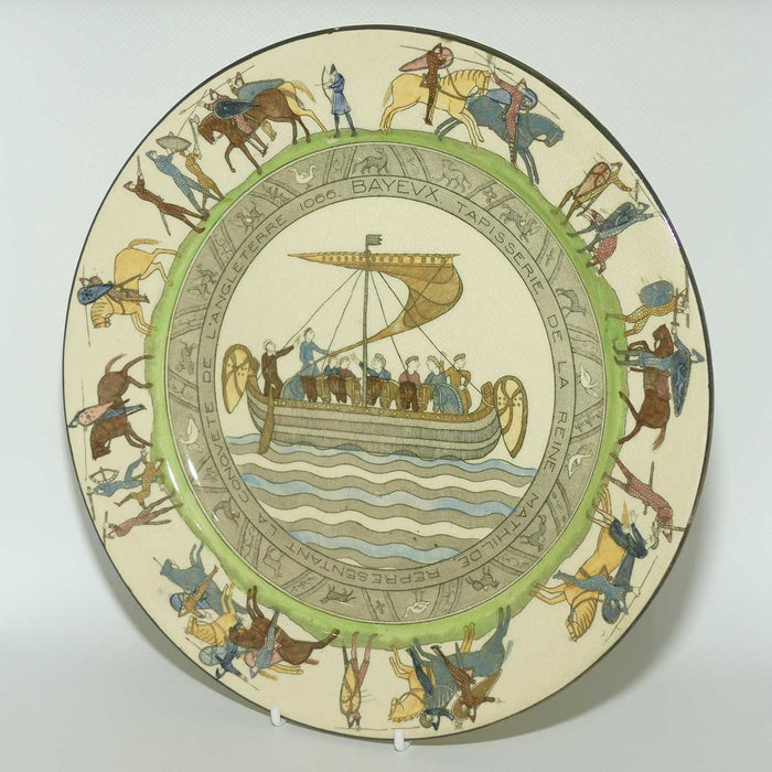 Royal Doulton Bayeux Tapestry plate D2873 | Ship at Sea